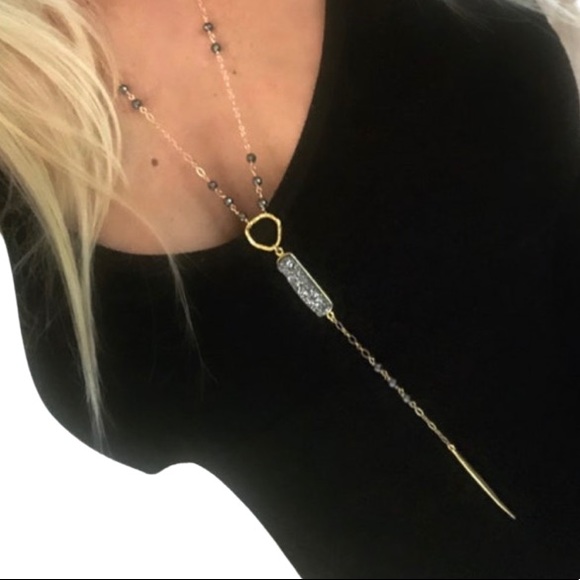 galileo Jewelry - 14KT Gold filled dagger necklace